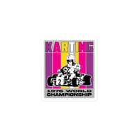 Vintage Karting Wynns Colors Inspired 1976 Karting World Championships Bubble-free stickers