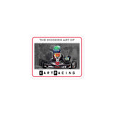 Modern Art of Kart Racing Kart Bubble-free Stickers