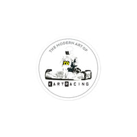Modern Art of Kart Racing Kart Bubble-free Stickers
