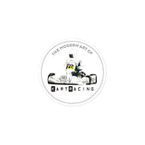 Modern Art of Kart Racing Kart Bubble-free Stickers