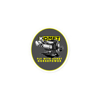 Vintage Karting Fly with Komet Horsepower Bubble-free Stickers