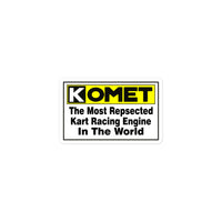Vintage Karting Komet Most Respected Racing Engines Bubble-free stickers