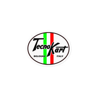 Vintage Karting Tecno Kart Bolongia Italy Bubble-free stickers