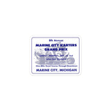 Vintage Karting Marine City MI Gtand Prix Bubble-free Stickers