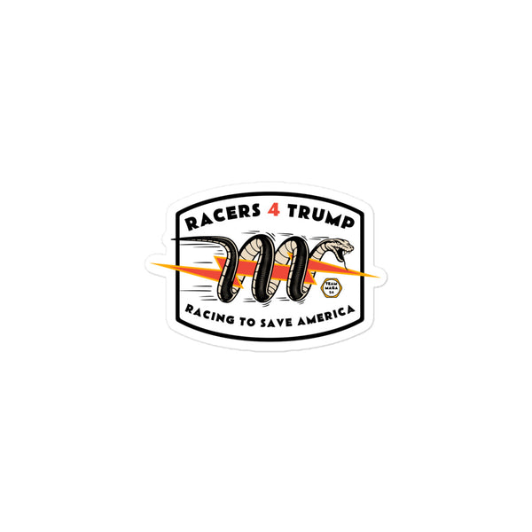 Save America Sticker Racing to Save America Snake Team MAGA '24 Bubble-free stickers – Kart ...