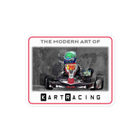 Modern Art of Kart Racing Kart Bubble-free Stickers