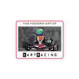 Modern Art of Kart Racing Kart Bubble-free Stickers