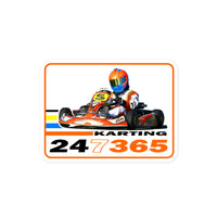 Karting 24-7-365 Bubble-free Stickers