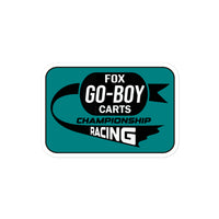 Vintage Karting Fox Go Boy Carts Bubble-free Stickers