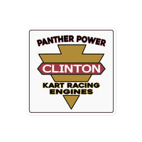 Vinatge Karting Clinton Panther Power Kart Racing Engines Bubble-free stickers