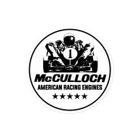 Vintage Karting McCulloch Enduro Racing Engines Bubble-free stickers