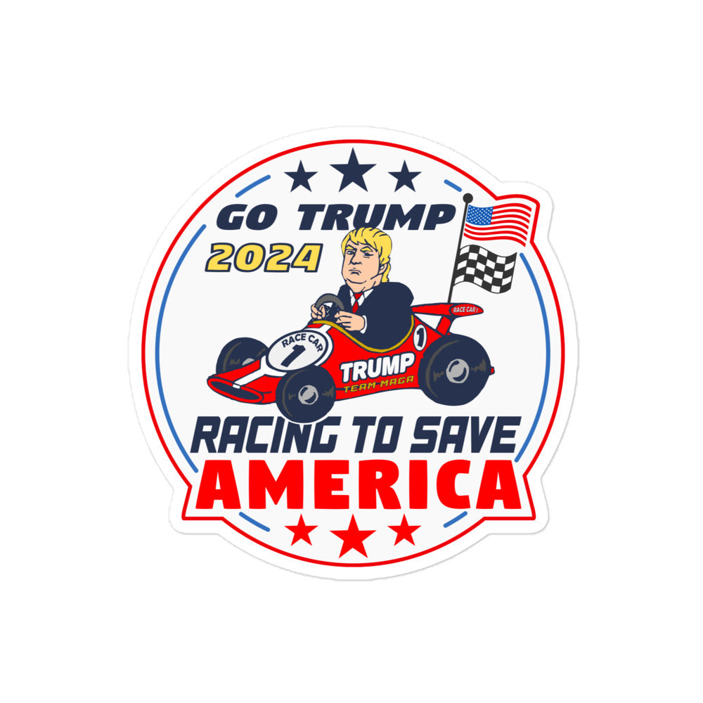 Go Trump Driving Team MAGA Racecar #1 