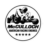 Vintage Karting McCulloch Sprint American Racing Engines Bubble-free Stickers