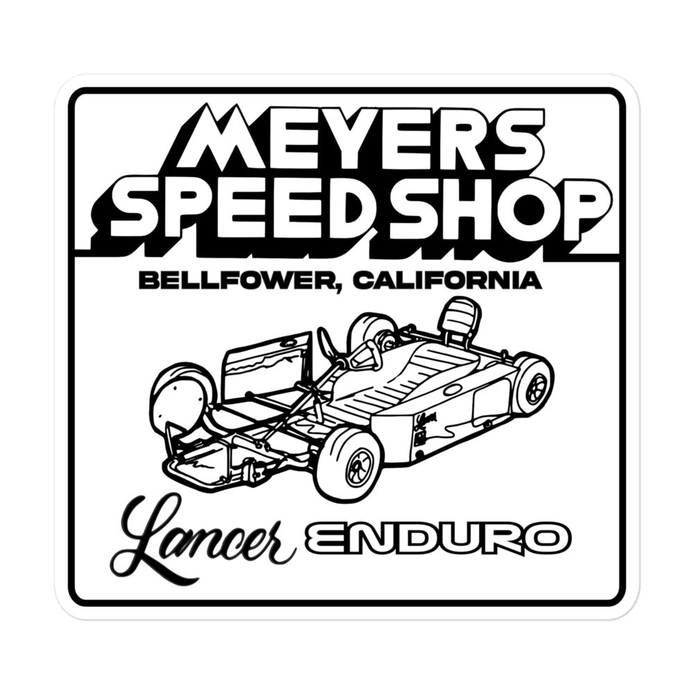 Vintage Karting Meyers Speed Shop Lancer Enduro Bubble-free Stickers ...
