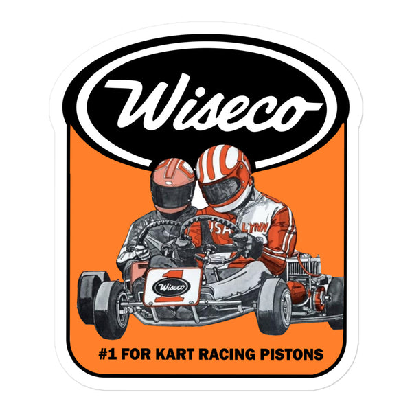 Vintage Karting Wiseco Kart Engine Pistons Bubble-free Stickers