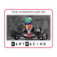 Modern Art of Kart Racing Kart Bubble-free Stickers