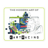 Modern Art of Kart Racing Kart Bubble-free Stickers