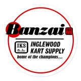 Vintage Karting Banzai IKS Kart Shop Bubble-free stickers