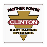 Vinatge Karting Clinton Panther Power Kart Racing Engines Bubble-free stickers