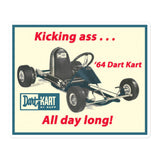 Vintage Karting Rupp Dart Kart Kicking Ass for '64 Bubble-free Stickers