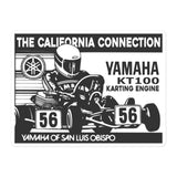 Vintage Karting Yamaha of San Luis Obispo Bubble-free Stickers