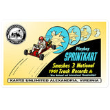 Vintage Karting Playboy Karts for '61 Bubble-free Stickers