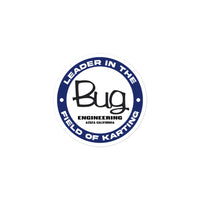 Bug Leaders In Karting Sticker 1.5" Dia. Bubble-free stickers
