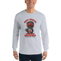 Vintage Karting Parilla World Champion Kart Engines Men’s Long Sleeve Shirt