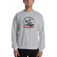 Vintage Karting I Live for Race Day Unisex Sweatshirt