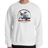 Vintage Karting I Live for Race Day Unisex Sweatshirt