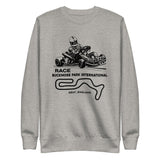 Vintage Karting Race Buckmore Park Kent England Unisex Premium Sweatshirt