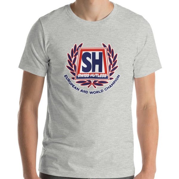 Swiss Hutless Karting Champion Unisex T-shirt