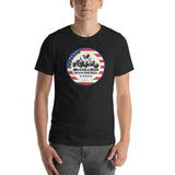 Vintage Karting McCulloch Sprint American Racing Engines Circle Flag Unisex T-shirt