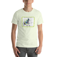 Modern Art of Super Kart Racing Kart Bubble-free Unisex T-shirt