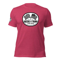 Racers 4 Trump Team MAGA 24 Oval Flags Unisex T-shirt