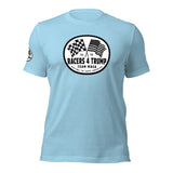 Racers 4 Trump Team MAGA 24 Oval Flags Unisex T-shirt