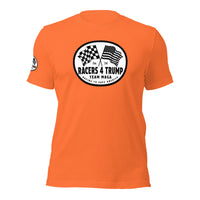 Racers 4 Trump Team MAGA 24 Oval Flags Unisex T-shirt