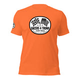 Racers 4 Trump Team MAGA 24 Oval Flags Unisex T-shirt