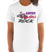 Kart Racing "Karter Girls Rock!" Premium T-Shirt