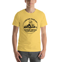 Vintage Karting I Live for Race Day - Racers Since 1956 T-shirt