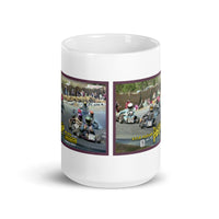 Vintage Karting Kyle Adkins "California Flash" Wins at Barnesville 1975 Coffee Mug