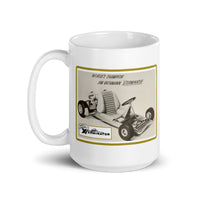 Vintage Karting Jim Rathman's Xterminator World Champion White glossy mug