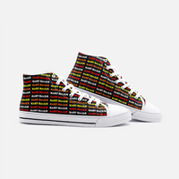 Kart Racing Kart Racer Simpson Inspired Colors Unisex High Top Canvas Shoes