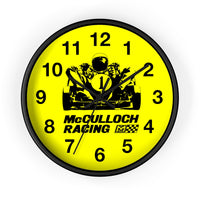 Vintage Karting McCulloch Twin Engine Enduro Wall Clock