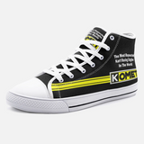 Vintage Karting Komet "Most Respected Engines" Unisex High Top Canvas Shoes