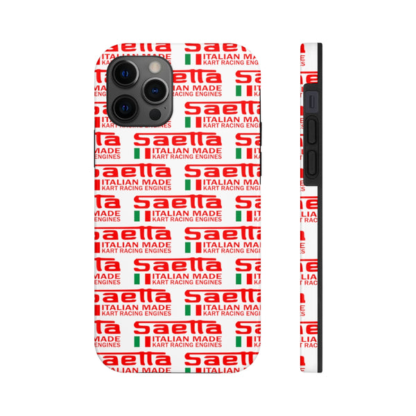 Vintage Karting Saetta Italian Made Kart Racing Engines Tough Phone Case
