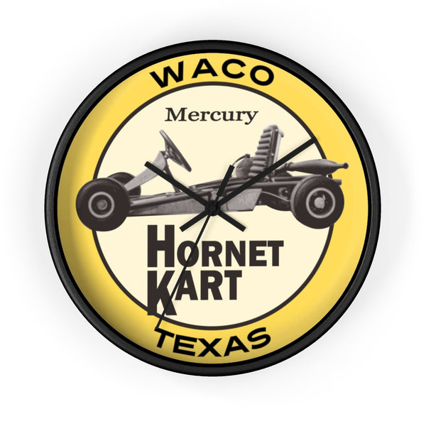 Vintage Karting Hornet Sprint Kart Waco, Texas Wall Clock