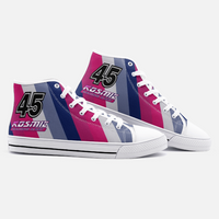Kart Racing Kosmic Kart Racer #45 Unisex High Top Canvas Shoes - Personalize with Your Kart #