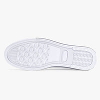Karting is for Racing Lovers Classic Low-Top Canvas Shoes - White/Black