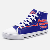 Kart Racing "Race Like A Champion Today" Unisex High Top Canvas Shoes